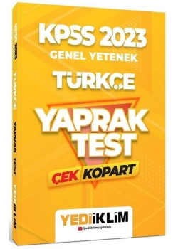Kpss 2023 Gy Türkçe Yaprak Test  Yediiklim