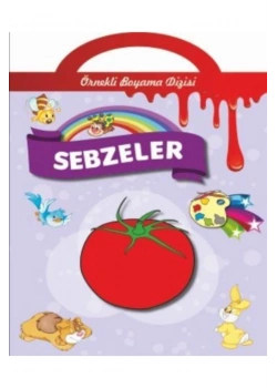 Örnekli Boyama Dizisi. Sebzeler- Parıltı
