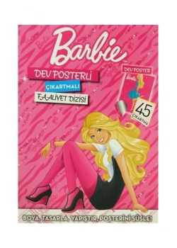 Barbie Dev Posterli Çıkartmalı Faaliyet  D Egm