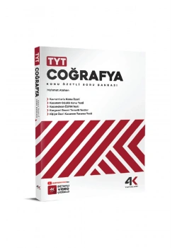 Tyt Coğrafya Konu Özetli Soru Bankası 4 K Yayınları