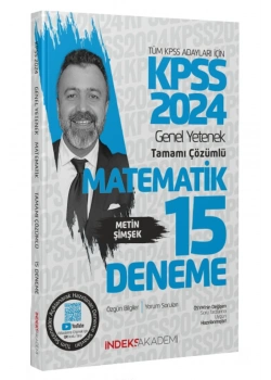 Kpss 2024 Gy Matematik 15 Çözümlü Deneme İndeks Akademi