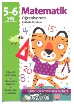 5-6 Yaş Matematik Öğreniyorum Aktivite Kitabım  Çiçek Yayın