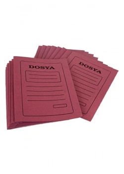 Alemdar Karton Dosya Tam Kapak Pembe