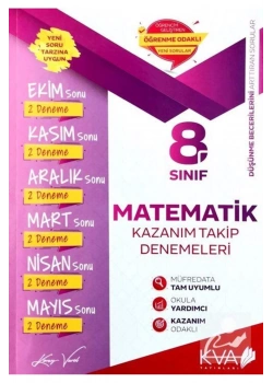 8.Sınıf Matematik Kazanım Takip Denemeleri  Kva