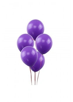 Poşette Vıolet Metalik Balon 100Lü