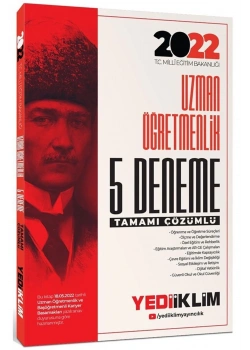 2022 Uzman Öğretmenlik 5 Çözümlü Deneme  Yediiklim