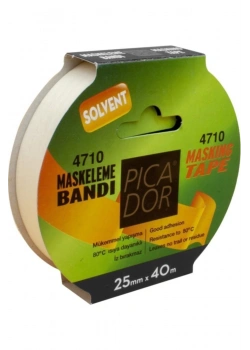 Picador 40m*25mm Maskeleme Hotm.Askili Bant 4701