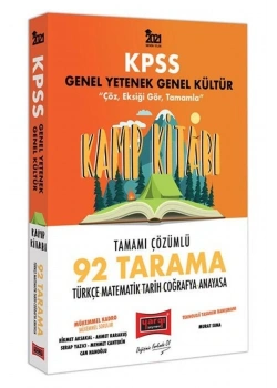 Yargı Kpss Gk Gy Kamp Kitabı 92 Çözümlü Tarama
