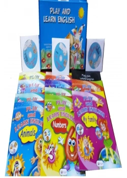 Play And Learn Englsh İngilizce Okul Öncesi  Set    Beyaz Pusula Yayın