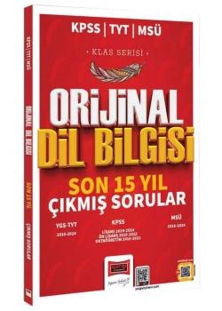 Yargı 2025 Kpss Tyt Msü Orijinal Dilbilgisi Son 15 Yıl Ikmış Sorular
