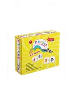 Beceri Zeka Oyunu 3+ Yaş 96 Parça Puzzle Gölge Eşleştirme Pg 119