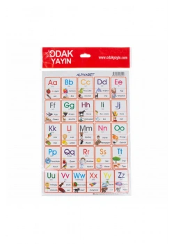 Odak  İngilizce Alfabe Etkinlik Kartı