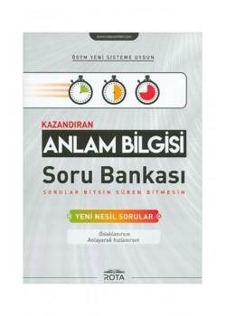 Rota Kazandıran Anlam Bilgisi Soru Bankası