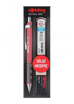 Rotring Tıkky Min Silgi 3Lü Okul Seti- 0.7 Gül Kurusu  Ro-Kk07-07 Gül