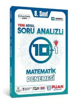 Puan 8.Sınıf Matematik 10+1 Denemesi