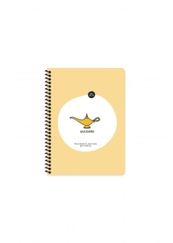 Keskin Color Hisli Şeyler 16.5 * 22,5  80Yp.Çizgili Spiralli Stickerli Defter - Hallederiz