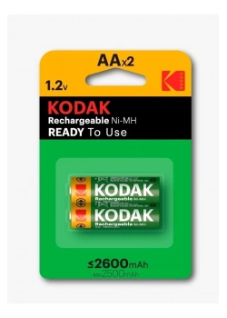 Kodak 2 Adet 2600 Mah Ni-Mh Kalem Pil Aa 383098