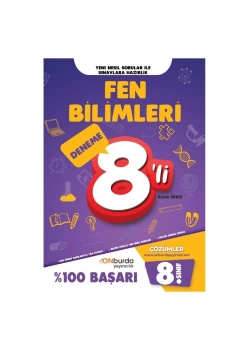 Onburda 8.Sınıf Fen Bilimleri 8 Deneme