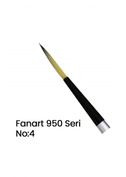 Lisans Fanart Seri 950 Sılver Fırça No:4  Lv-F-6950.04
