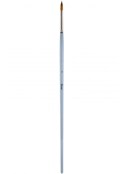Brons123 Serisi Sulu Boya Ve Akrilik Boya Fırçası Sentetik Kil Yuvarlak Uç - 4 Kod: Br-755