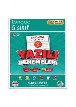 Tonguç 5.Sınıf Yazılı Denemeleri 1.Dönem 1 Ve 2.Yazılı