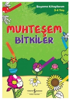 Muhyeşem Bitkiler Boyama Kitabı  İş Bankası