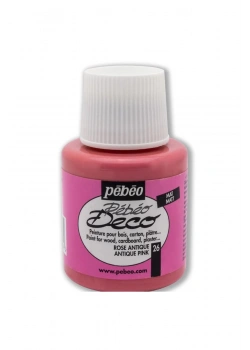 Pebeo 205- 26 110Ml Deco Mat Ahşap Boyası Antik Pembe