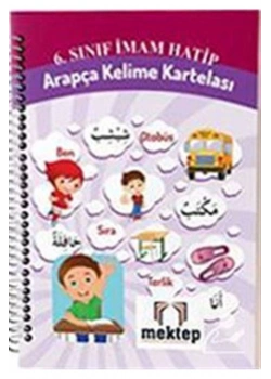 Mektep 6.Sınıf  Arapça Kelime Kartelası