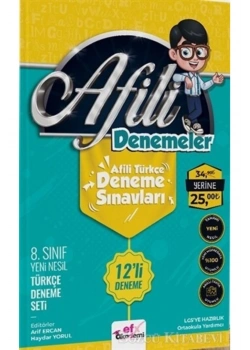 Efx 8.Sınıf Türkçe 12 Deneme Seti