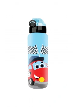 Noki Kids Su Matarasi Tritan Pipetli Kapak Soft Touch Askılı Mavi 550 Ml T-0101-130