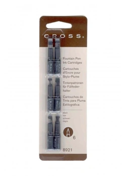 Scrikss Cross 8921 Dolmakalem Kartuşu Siyah 6 Lı