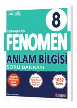 Fenomen 8.Sınıf Anlam Bilgisi Soru Bankası