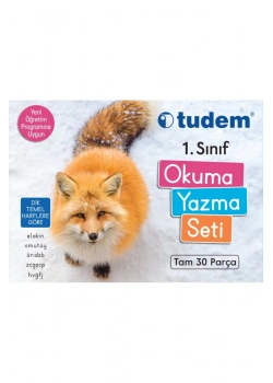 TUDEM 1.SINIF OKUMA YAZMA SETİ tilkili KUTULU TUDEM
