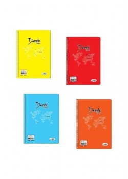 Umut A5 Spiralli Pp Kapak 72 Yp Çizgili