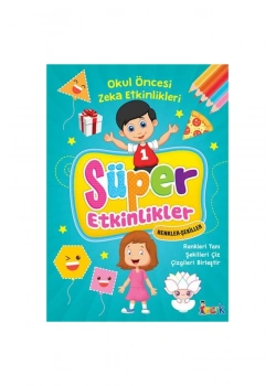 Okul Öncesi Süper Etkinlikler Renkler Şekiller  Ema Çocuk
