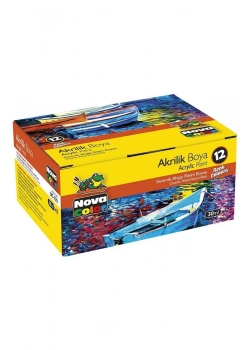 Nova Color Akrilik Boya 12 Renkli Nc-179