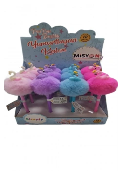 Misyon Unicorn Ponpon Başlıklı Yumurtlayan Kalem Msy-454B