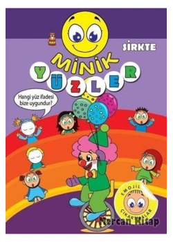 Emojil Çıkartmalar Minik Yüzler Sirkte Koloni