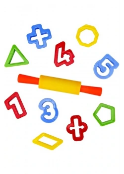 Brons Oyun Hamuru Kalıp Seti Matematik Br-472