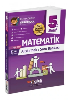 5.Sınıf Alıştırmalı Matematik Soru Bankası Gizli Yayınları