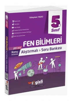 5.Sınıf Fen Bilimleri Alıştırmalı Soru Bankası Gizli Yayın