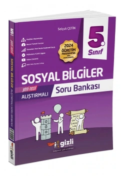 5.Sınıf Sosyal Bilgiler Alıştırmalı Soru Bankası Gizli Yayınları