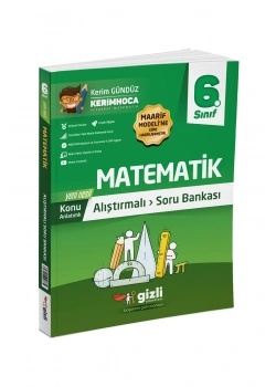 6.Sınıf Matematik Alıştırmalı Soru Bankası Gizli Yayınları