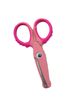 MİKRO KS-170 ÖĞRENCİ MAKASI ÇİFT RENKLİ TİMSAH FİGÜRLÜ