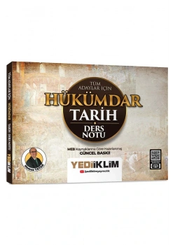 2026 Tüm Adaylar Hükümdar Tarih Ders Notları Yediiklim