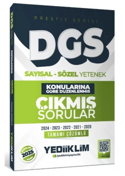 2026 Dgs Sayısal Sözel Konularına göre Çıkmış Sorular Yediiklim