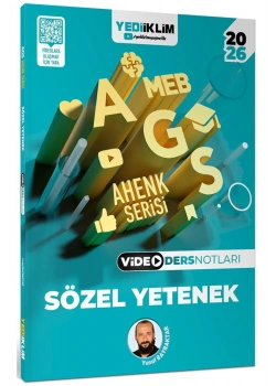 2026 Meb Ags Ahenk Sözel Yetenek Video Ders Notları Yediiklim