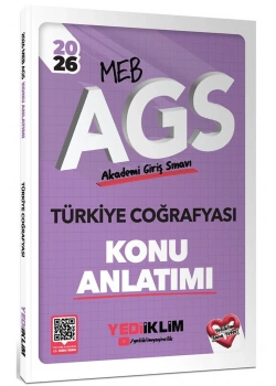 2026 Meb Ags Türkiye Coğrafyası Konu Anlatım Yediiklim