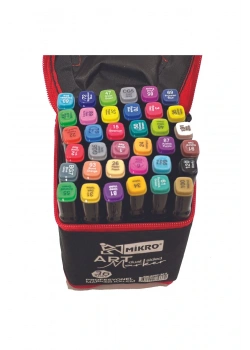 Mikro 36 Lı Çift Taraflı Marker Kalem Zw-8001-36