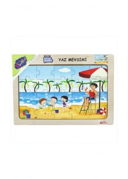 Playwood Ahşap Puzzle Yaz Mevsimi